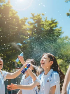 옷에 안 묻어나는 선스프레이 레시피, 다이소 전용 여름 선케어 신제품 출시