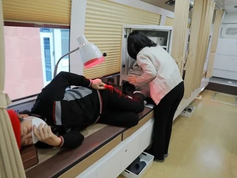 해남 물리치료버스, 보물버스, 이동물리치료실, 해남군 보건소, 찾아가는 보건의료, 어르신 물리치료, 전남 해남 보건정책, 보건의료서비스 확대, 군 단위 물리치료, 적외선 치료버스