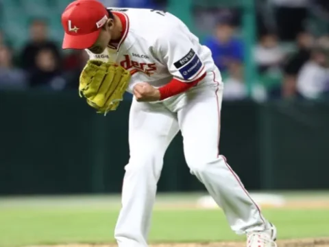 SSG 김건우 연장 11회 욕설 논란