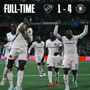 첼시, 컨퍼런스리그 4강 1차전 유르고르덴 상대로 4-1 완승