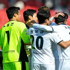 서울 이랜드, 정재민 극장골로 성남 원정 2-1 승