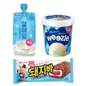 롯데웰푸드, 돼지바 등 저당 아이스크림 3종 출시