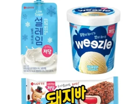 돼지바 저당 아이스크림