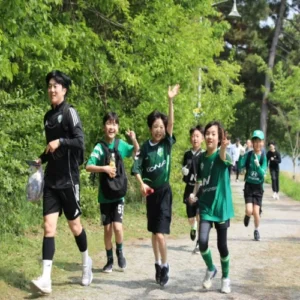 전북 현대 축구 교실, 어린이 회원들과 환경 보호 쓰담 달리기