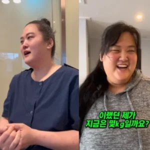 미나 시누이 박수지, 85kg 진입 후 다이어트 근황 “함께 성공해요!”