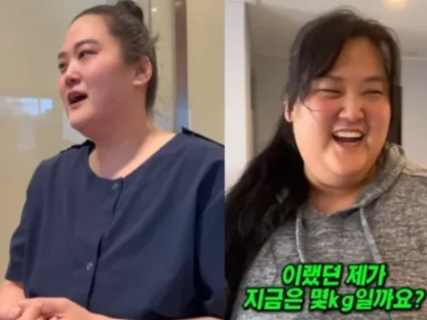 미나 시누이 수지 85KG