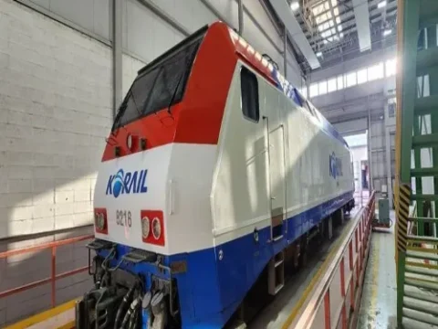코레일 철도차량 외벽 도장