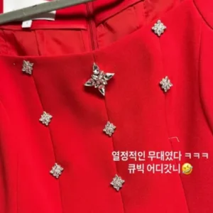송가인, 열정 가득한 무대 후 유쾌한 인증… “큐빅 어디 갔니?”