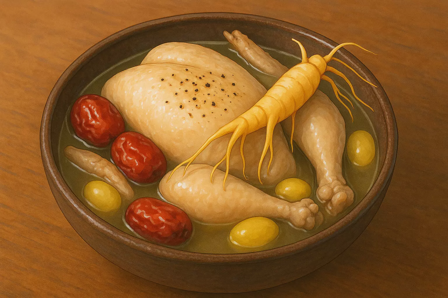 닭백숙은 체력을 회복시키고 면역력을 높이는 데 도움이 된다.