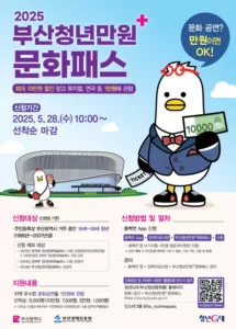 부산청년문화패스 확대…1만원으로 최대 11만원 혜택