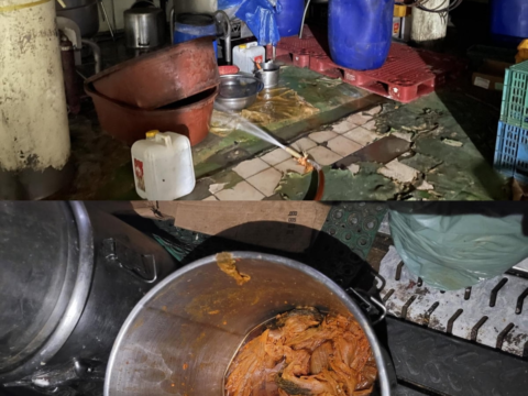 비위생적인 환경에서 즉석조리식품 김치찌개 를 제조, 판매하다 적발된 업체 대표가 검찰에 송치되었다.