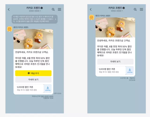 브랜드 메시지, 카카오 광고