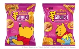 농심, ‘곰돌이 푸’와 손잡고 꿀꽈배기 한정판 출시…디즈니 감성 입힌 달콤한 협업