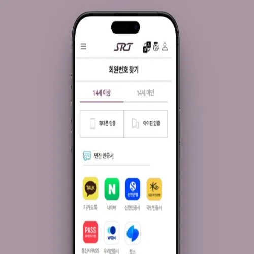 SRT 간편인증