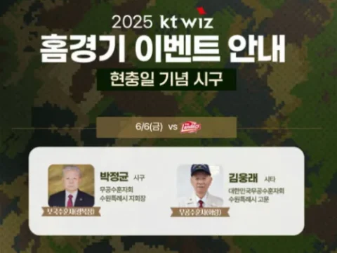 KT 위즈 밀리터리 유니폼