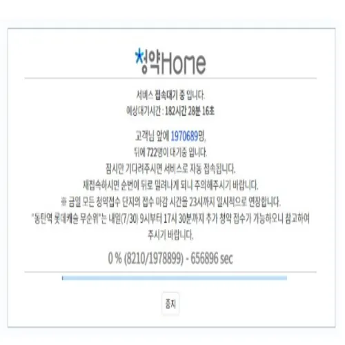 무순위 청약 조건 변경