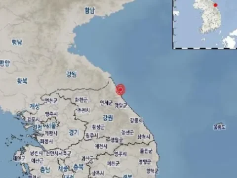 강원 고성 지진