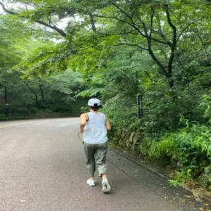 션, 아내 정혜영과 첫 러닝 데이트 공개… “슈퍼우먼 혜영이 날다”