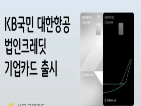 KB국민카드 대한항공 법인크레딧
