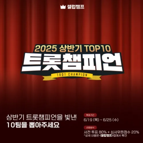 2025 트롯챔피언 상반기 TOP10