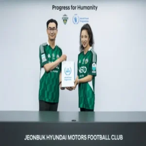 전북 현대, WFP와 파트너십… 식량 위기 해결에 힘 보탠다