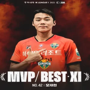 군복귀 후 맹활약한 모재현, K리그1 20라운드 MVP