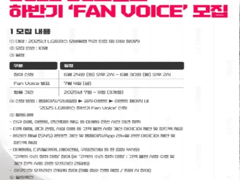 LG 트윈스 fan voice