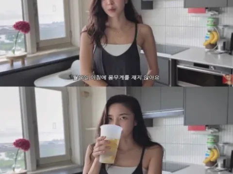 김윤지 다이어트 루틴