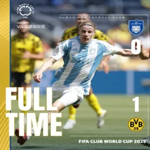 울산, 도르트문트에 0-1 패… 클럽월드컵 전패로 마무리