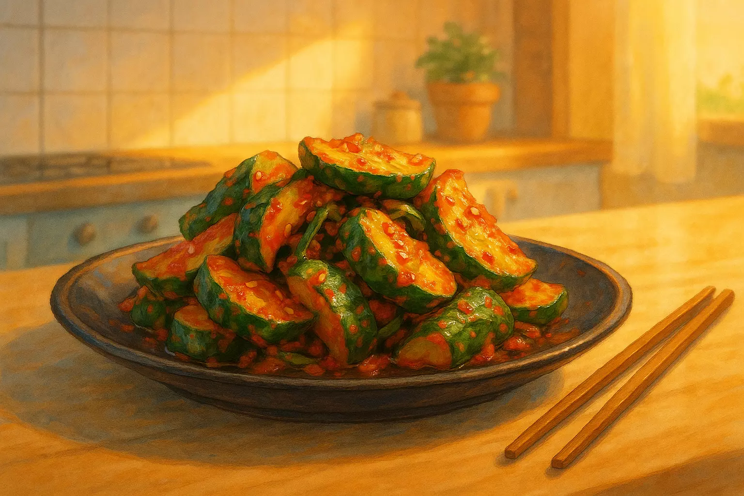 입맛이 없을 때 반찬으로 곁들이면 식사량을 늘릴 수 있다.