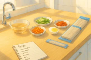 [레시피편] 집에서 쉽게 즐길 수 있는 맛있는 요리 – 간단하고 빠른 소면