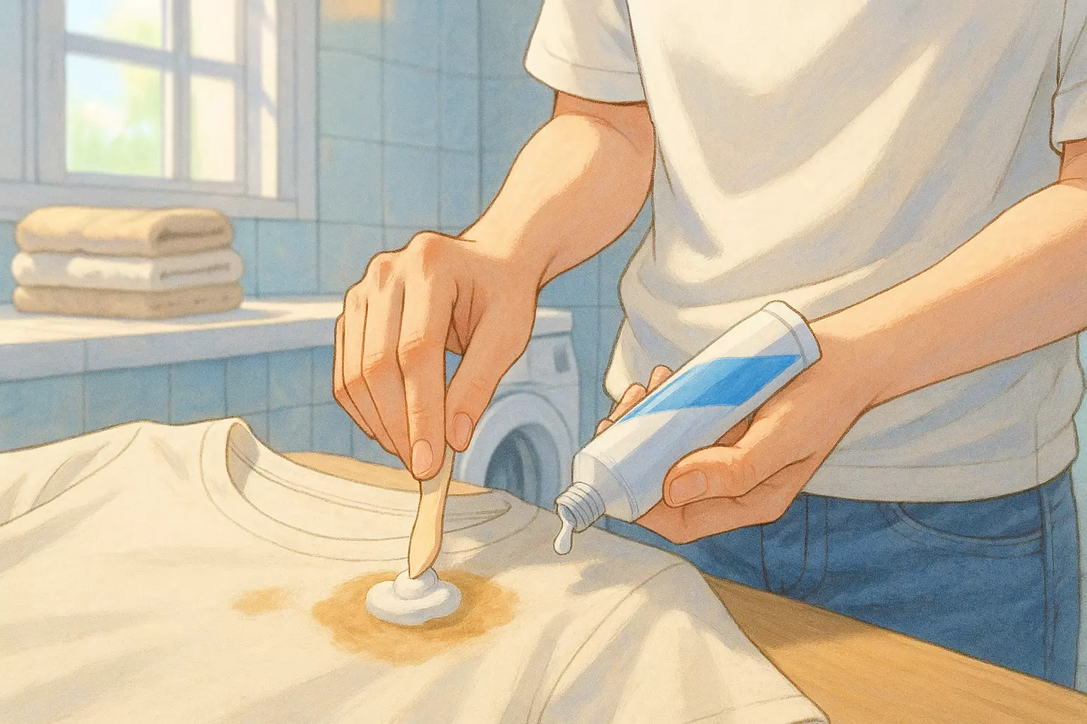 치약 은 얼룩을 빠르게 제거할 수 있는 생활 속 꿀템이다.