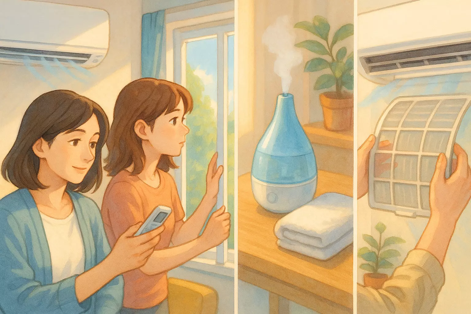 냉방병은 일상 속 작은 실천으로 충분히 예방할 수 있다.