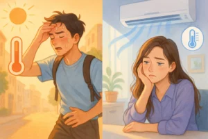 [건강상식] 냉방병 증상과 원인, 한눈에 알아보기