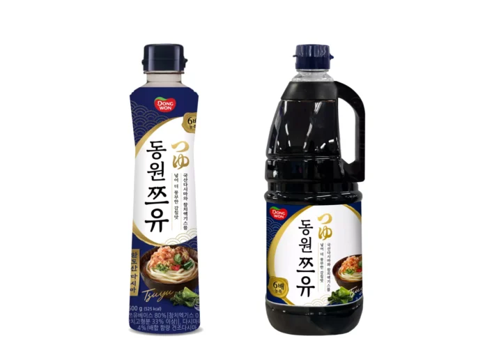 동원F&B가 국산 다시마와 참치 농축액을 넣은 ‘동원 쯔유’ 2종을 출시했다. 6배 농축으로 다양한 요리에 활용 가능하다.
