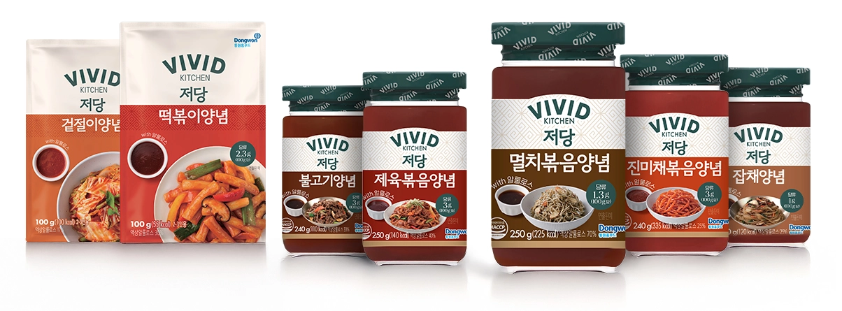 동원홈푸드가 알룰로스를 활용해 당을 줄인 조리양념을 출시했다.