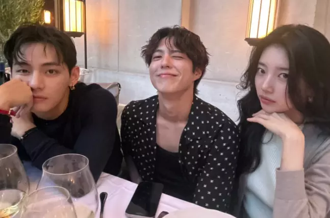 뷔-박보검-수지