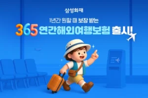 삼성화재, 해외여행 횟수 제한 없는 연간 보험 출시