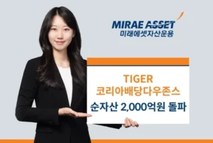 미래에셋자산운용 고배당 ETF, 50일 만에 2000억 넘겨
