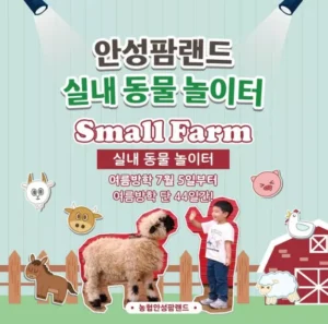 농협 안성팜랜드, 실내 동물 체험공간 ‘스몰팜’ 신규 개장…가족 나들이 명소 부상