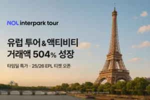 NOL 인터파크투어, 유럽여행 수요 급증 속 투어·액티비티 판매 급성장