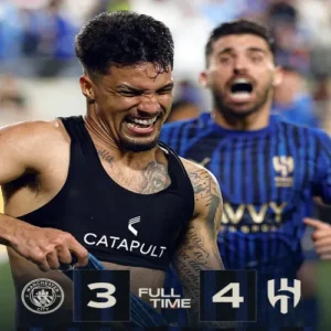 알힐랄, 클럽월드컵서 맨시티 꺾는 대이변… 연장 접전 끝 4-3 승리