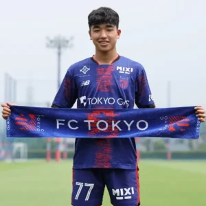 일본 2009년생 미드필더 기타하라, FC도쿄 역대 최연소 프로 입단