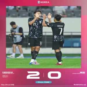 홍명보호, 홍콩 완파…동아시안컵 2연승 질주