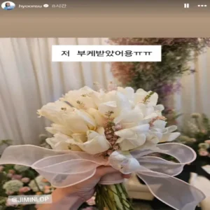 김준호·김지민 결혼식 부케 주인공은 개그우먼 한윤서