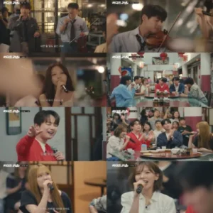 ‘방판뮤직’ 이찬원·웬디·권진아, 군산 중식당서 펼친 고품격 라이브…여름밤 물들이다