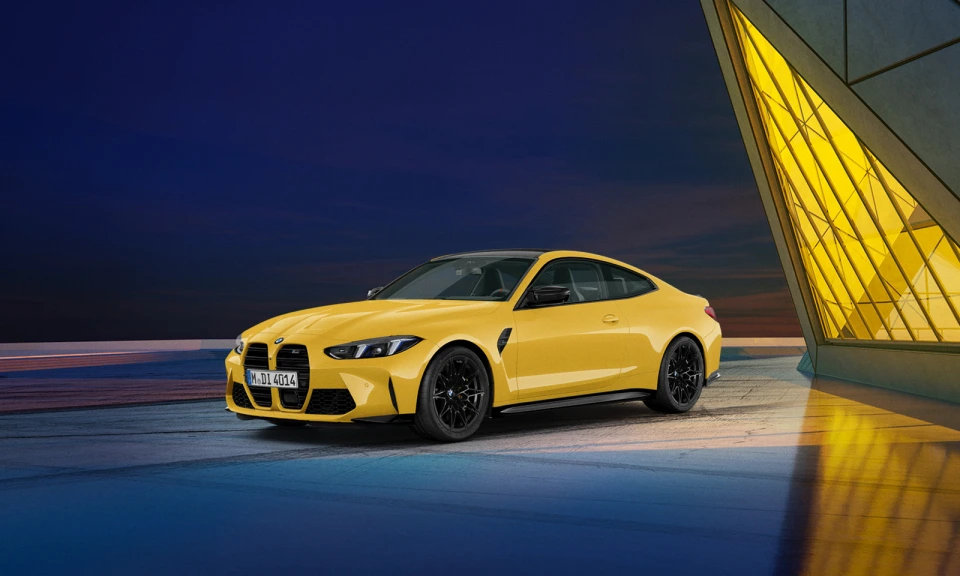 BMW M4 컴페티션 M xDrive 스피드 옐로우 에디션.