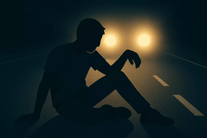 새벽 도로 한복판 에 앉아 있던 남성을 연달아 들이받은 운전자들이 무죄를 선고받았다.