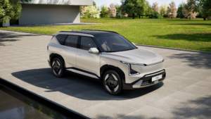 기아, 전용 전기 SUV ‘EV5’ 내·외장 디자인 최초 공개