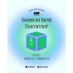 KM차트 ‘2025 시즌베스트 서머’ 시작…세븐틴·진·보이넥스트도어 등 격돌